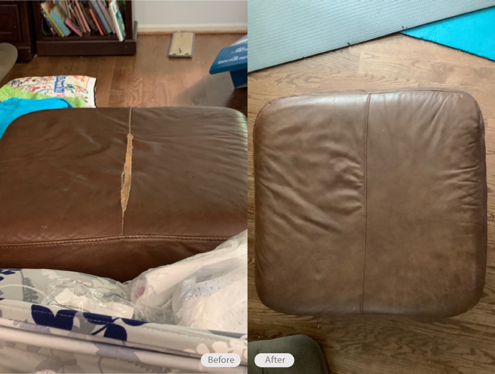 LEATHER, PLASTIC, VINYL, FABRIC & UPHOLSTERY REPAIR PHOTOS Fibrenew