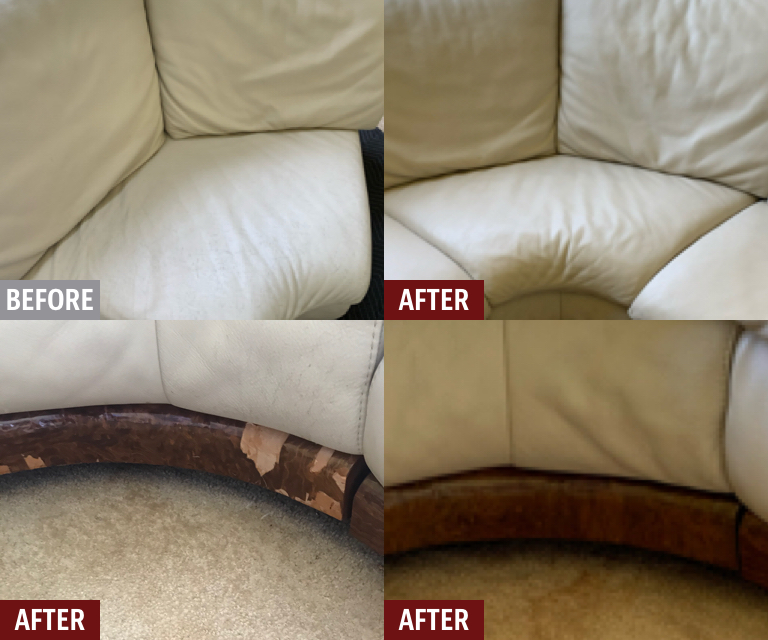 LEATHER, PLASTIC, VINYL, FABRIC & UPHOLSTERY REPAIR PHOTOS Fibrenew