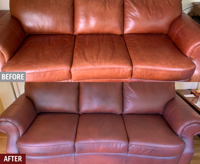 Leather Repair For Furniture Couches, Leather Sofa Fading Repair