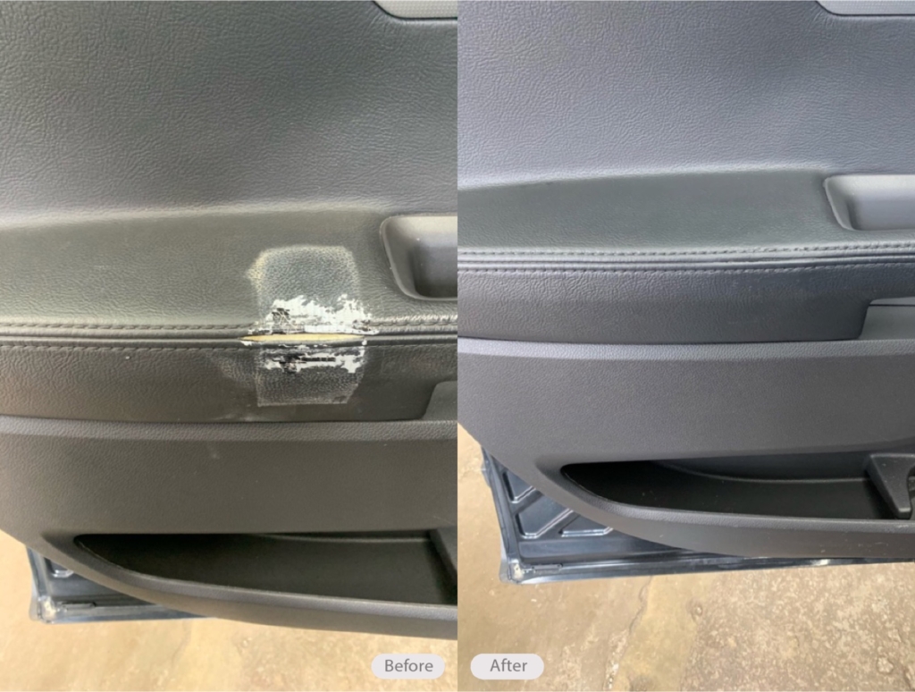 LEATHER, PLASTIC, VINYL, FABRIC & UPHOLSTERY REPAIR PHOTOS Fibrenew