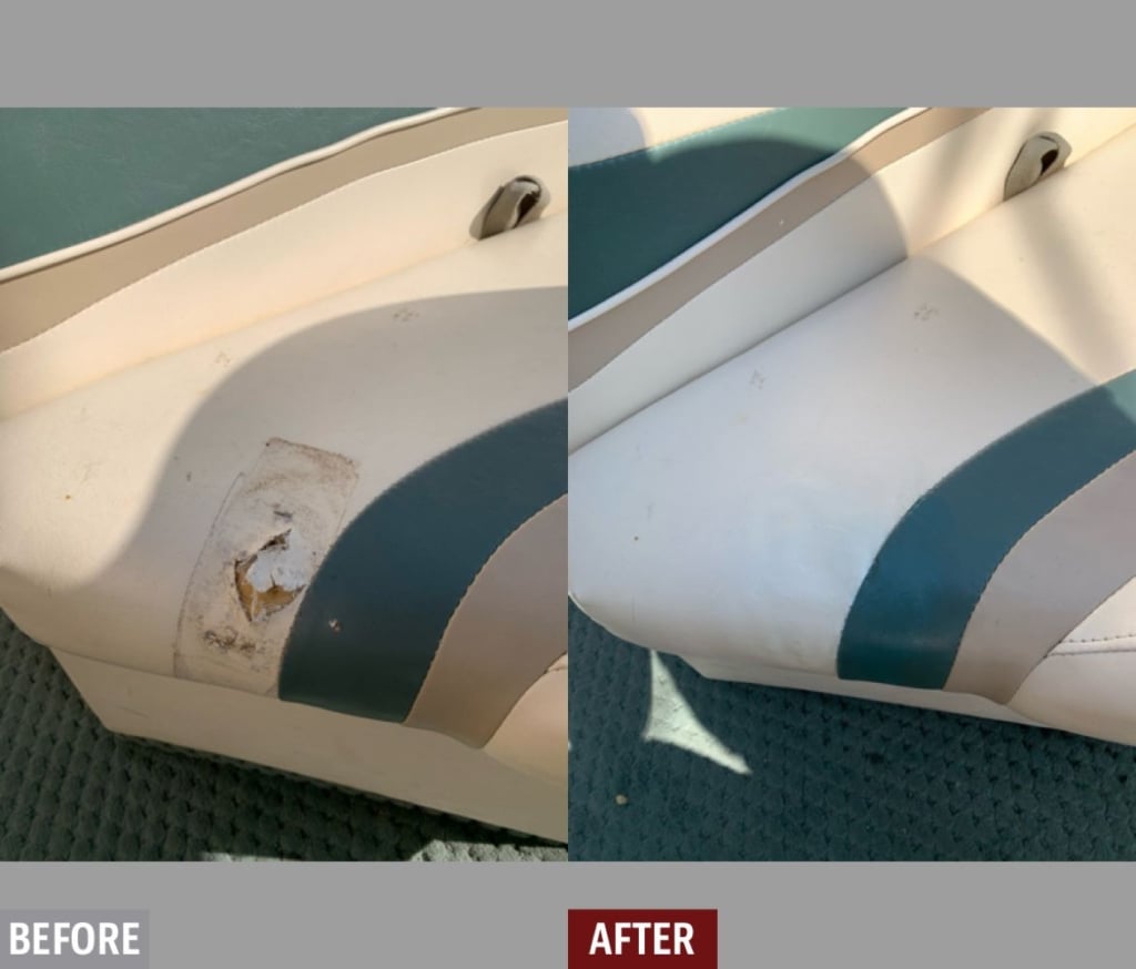 Boat Seat Repair - Plastic Molding Restoration - Fibrenew