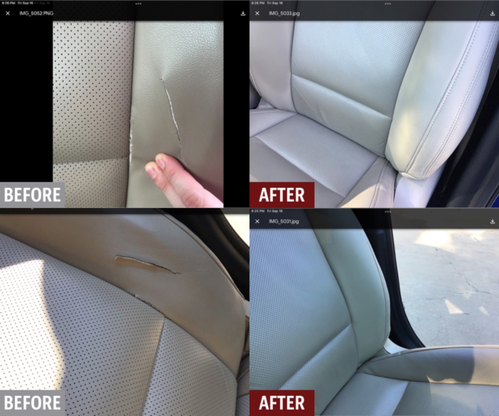 Car Leather Repair Plastic Vinyl Restoration Fibrenew Pearland
