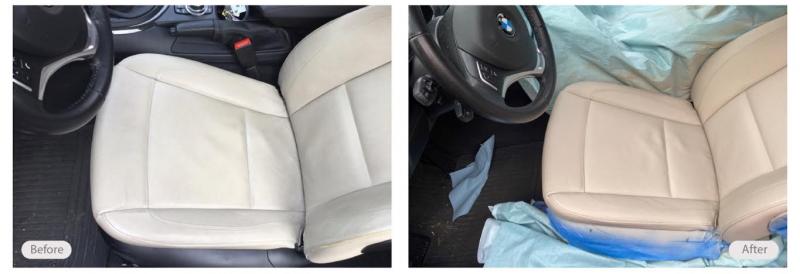 Driver's seat refurbishment on 2013 BMW 135i