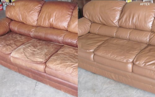 Photo Leather Sofa Restoration Fibrenew Mississauga West Leather Sofa Restoration