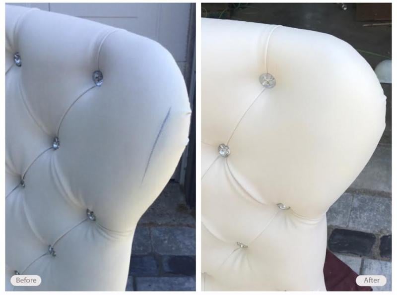 Leather chair repair