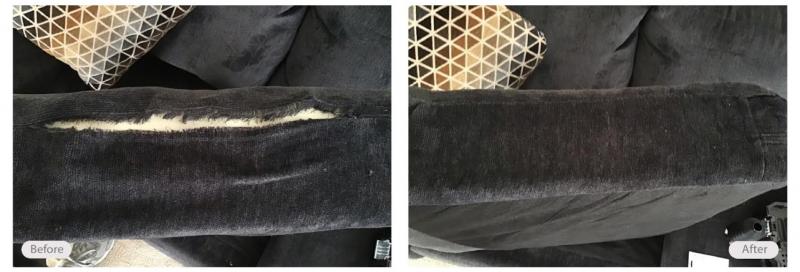 Couch seam repair