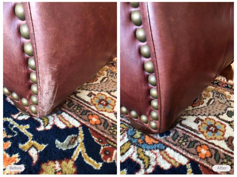 Leather sofa repair