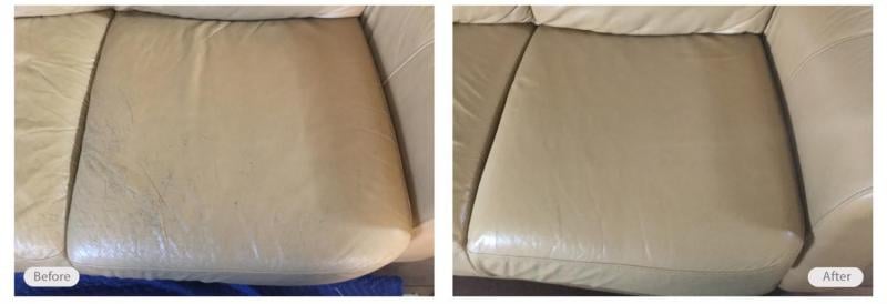 Leather sofa redye and restoration