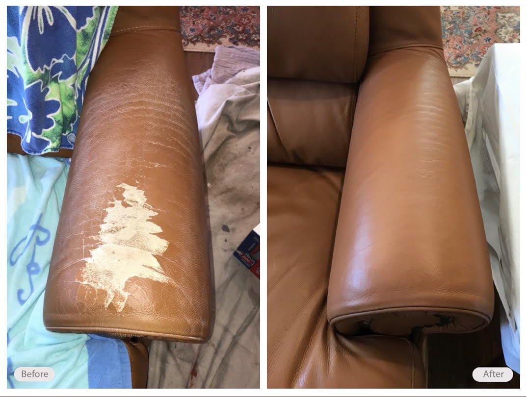 Leather Repair: Fix Tears & Punctures in Leather Furniture - This Old House