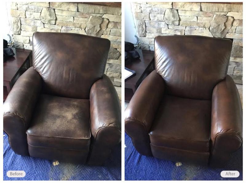 Leather Club Chair restoration