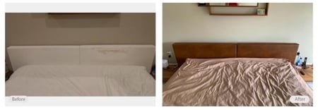How To Fix A Burn Hole In Your Couch Pictures Of 2019 Leather Furniture Repair Couch Sofa Restoration